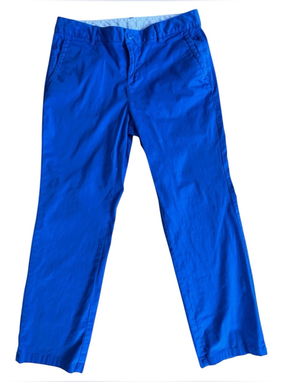 L.L.Bean Favorite Fit Chino Pants Women’s 8P Cobalt Blue Casual Preppy